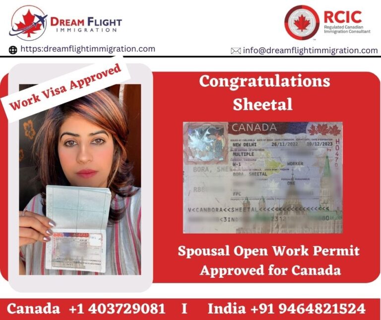 Work Permit Approved - Sheetal